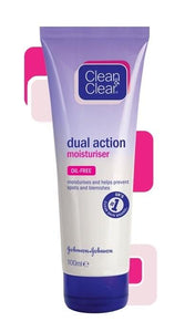 CLEAN & CLEAR Dual Action Moisturising Cream 100ml