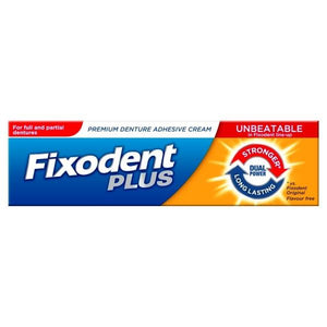 FIXODENT Plus Dual Power Premium Denture Adhesive 40g