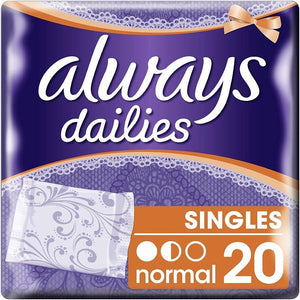 ALWAYS DAILIES Liner Normal 20 Pack