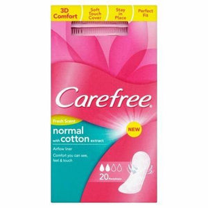 Carefree Fresh Scent Cotton Pantyliner 20s