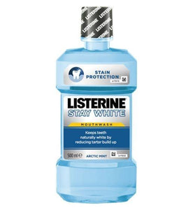 LISTERINE Stay White Stain Protect Mouthwash 500ml