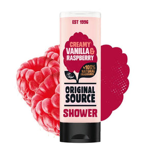 ORIGINAL SOURCE Creamy Vanilla & Raspberry Shower Gel 250ml