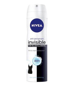 NIVEA Deodorant for Women Black and White Invisible Pure 150ml