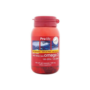 Pro-life Omega 3 Reflux Free 100 Soft Gel Capsules
