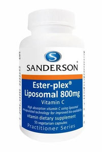 SANDERSON Ester-plex® Liposomal 800mg Vitamin C Capsules