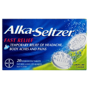 Alka-Seltzer Effervescent Tablets 20 - Lemon