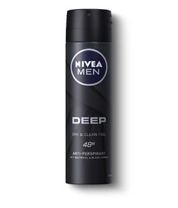 Nivea Men Deep Anti-Perspirant Deodorant Spray 200ml