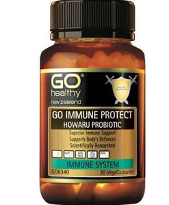 GO Healthy GO Immune Protect Howaru Probiotic Capsules 30