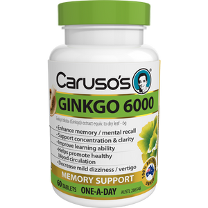 Caruso's Ginkgo 60 Tablets