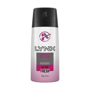 Lynx Women Body Spray Aerosol Deodorant Anarchy For Her 155ml