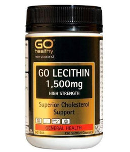 GO Healthy GO Lecithin 1,500mg Capsules 120