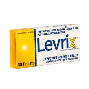 Levrix Antihistamine 5mg Tablets 30 [limited to 6 per order]