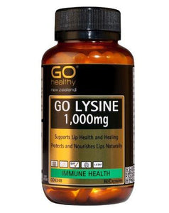 GO Healthy GO Lysine 1000 mg Capsules 60