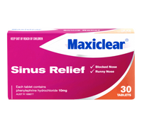 Maxiclear Sinus Relief- Tablets 30 [limited to 1 per order]
