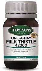 Thompson's Milk Thistle 42000 One-A-Day Capsules 30
