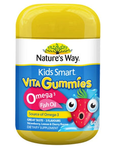 Nature's Way Kids Smart Vita Gummies Omega Fish 60s