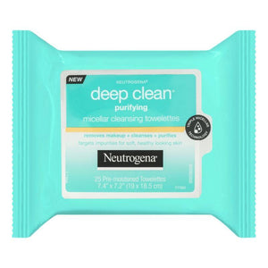 Neutrogena Deep Clean Purifying Micellar Cleansing Towelettes 25 Pack
