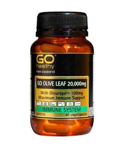 Go Healthy GO Olive Leaf 20000mg 60 Capsules