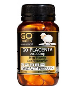 GO Healthy GO Placenta 20,000mg Capsules 60