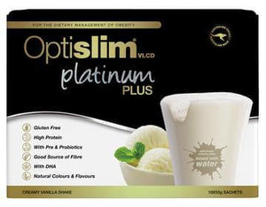 Optislim VLCD Platinum Plus Meal Replacement Shake Vanilla 18 x 53g