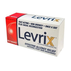 Levrix Antihistamine 5mg Tablets 60 [limited to 3 per order]