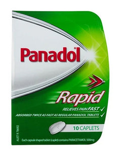PANADOL Rapid Handipak Capsules 10 limit 5