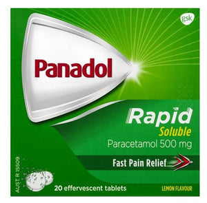 Panadol Rapid Soluble 20 Tablets limit 5