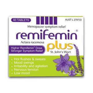 Remifemin Plus St Johns Wort Menopause 60 Tablets