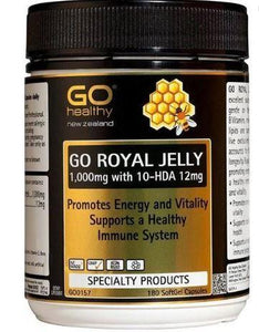GO Healthy GO Royal Jelly 1,000mg Capsules 180