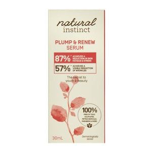 Natural Instinct Plump & Renew Serum 30ml