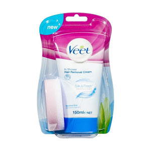 Veet In Shower Cream for Sensitive Skin Hair Removal 150ml
