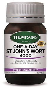Thompson's St John's Wort 4000 One-a-Day Tablets 30
