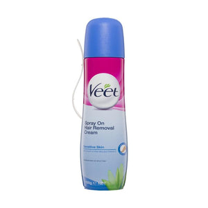 Veet Spray On Hair Removal Cream For Sensitive Skin 150g