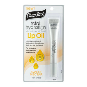 ChapStick Total Hydration Lip Oil Sweet Nectar 6.8ml