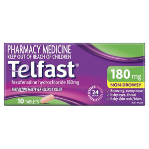 TELFAST Tablets 180mg - 10s