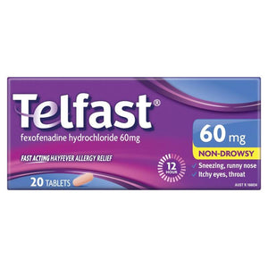 TELFAST Tablets 60mg - 20s