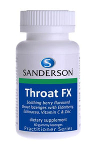 SANDERSON Throat FX Gummy Loz. 60s