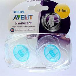 Philips Avent 0-6months Translucent Soother 2 Pack