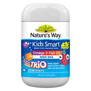 Nature's Way Kids Smart Omega-3 Fish Oil Burstlet Trio 60