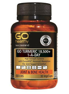 GO Healthy GO Turmeric 18,500+ 1-A-Day Capsules 30