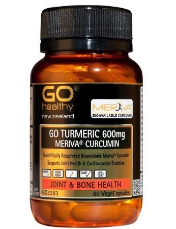 GO Healthy GO Turmeric 600mg Meriva Curcumin Capsules 60 – Kiwi Pharmacy