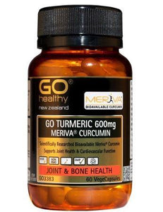 GO Healthy GO Turmeric 600mg Meriva Curcumin Capsules 60