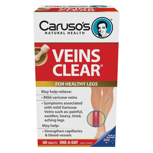 Caruso's Veins Clear 60 Tablets