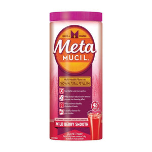 Metamucil Daily Fibre Supplement Wild Berry Smooth 48 Doses