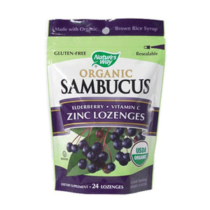 Nature's Way Organic Sambucus Lozenges 24