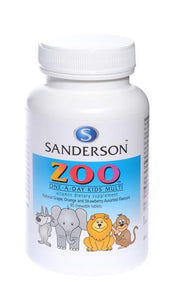 SANDERSON Zoo Kid's Multi Chewable 90 Tablets